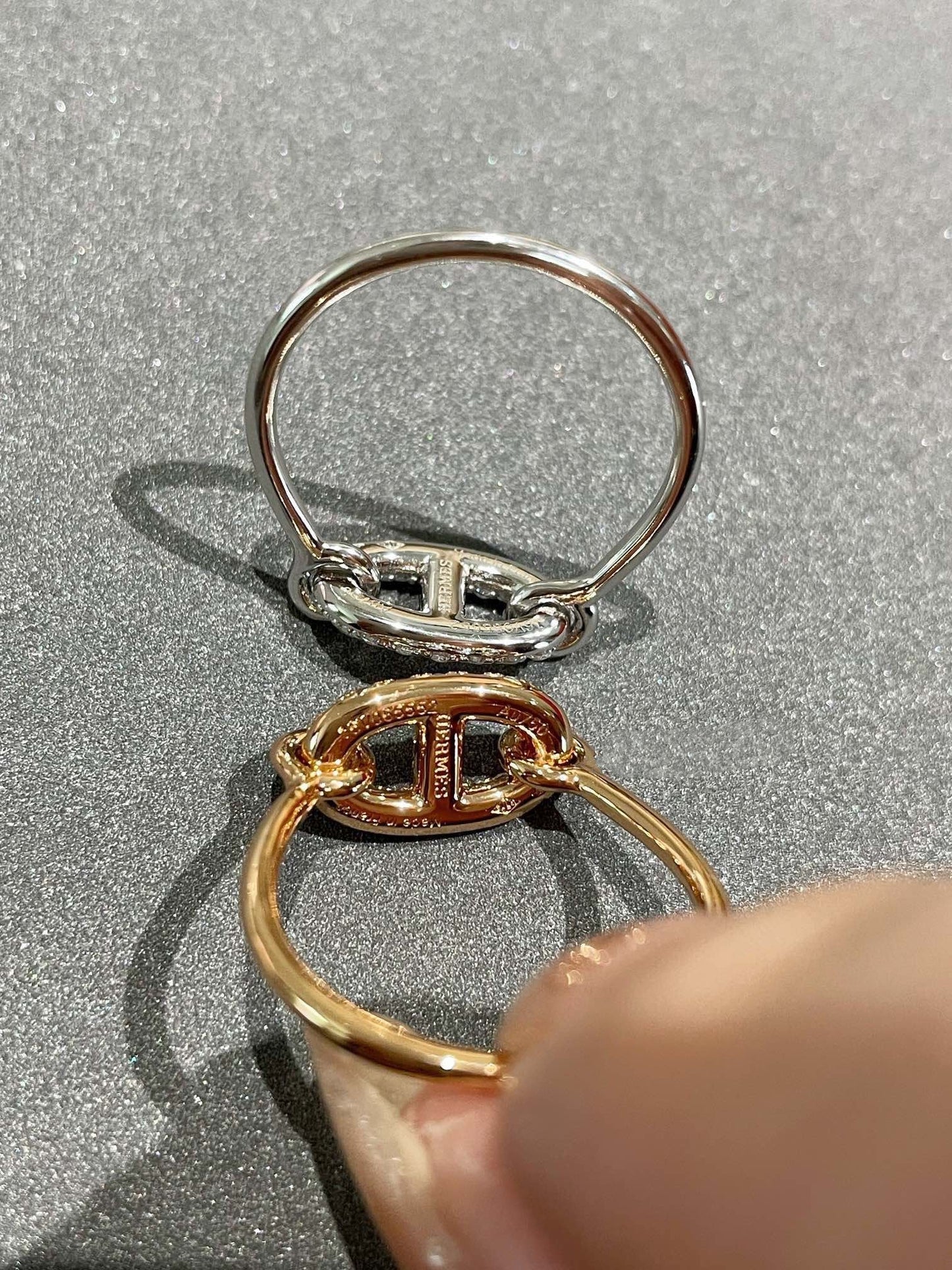 [BLUE TEARS]RONDE SMALL DIAMOND RING