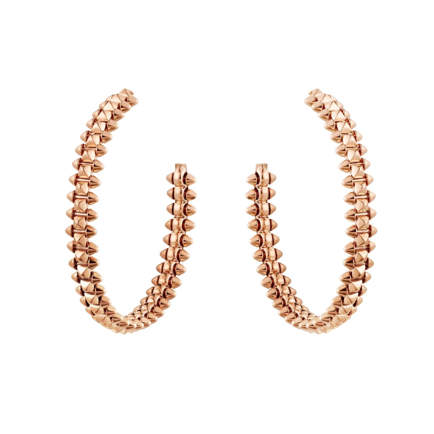 [BLUE TEARS]CLASH LARGE HOOP EARRINGS