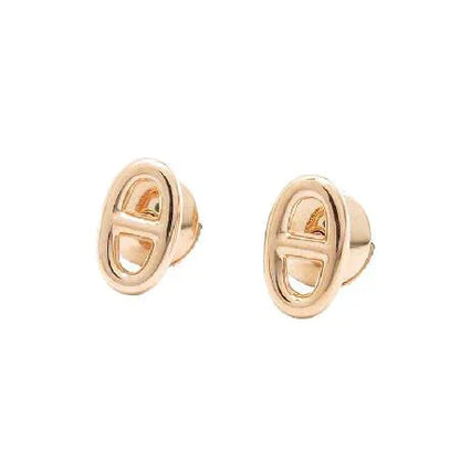 [BLUE TEARS]CHAINE SMALL EARRINGS GOLD AND SILVER
