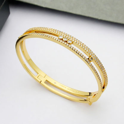 [Blue Tears Jewelry]Move Romane pav¨¦ bangle