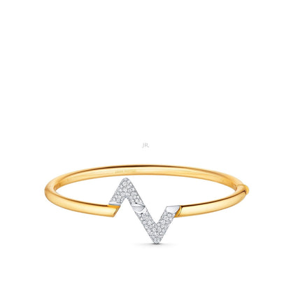 [BLUE TEARS]VOLTE UPSITE DOWN GOLD DIAMOND BRACELET