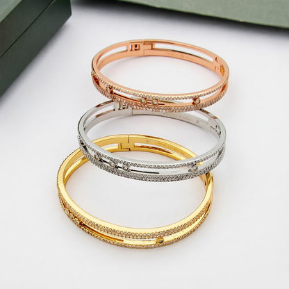 [Blue Tears Jewelry]Move Romane pav¨¦ bangle