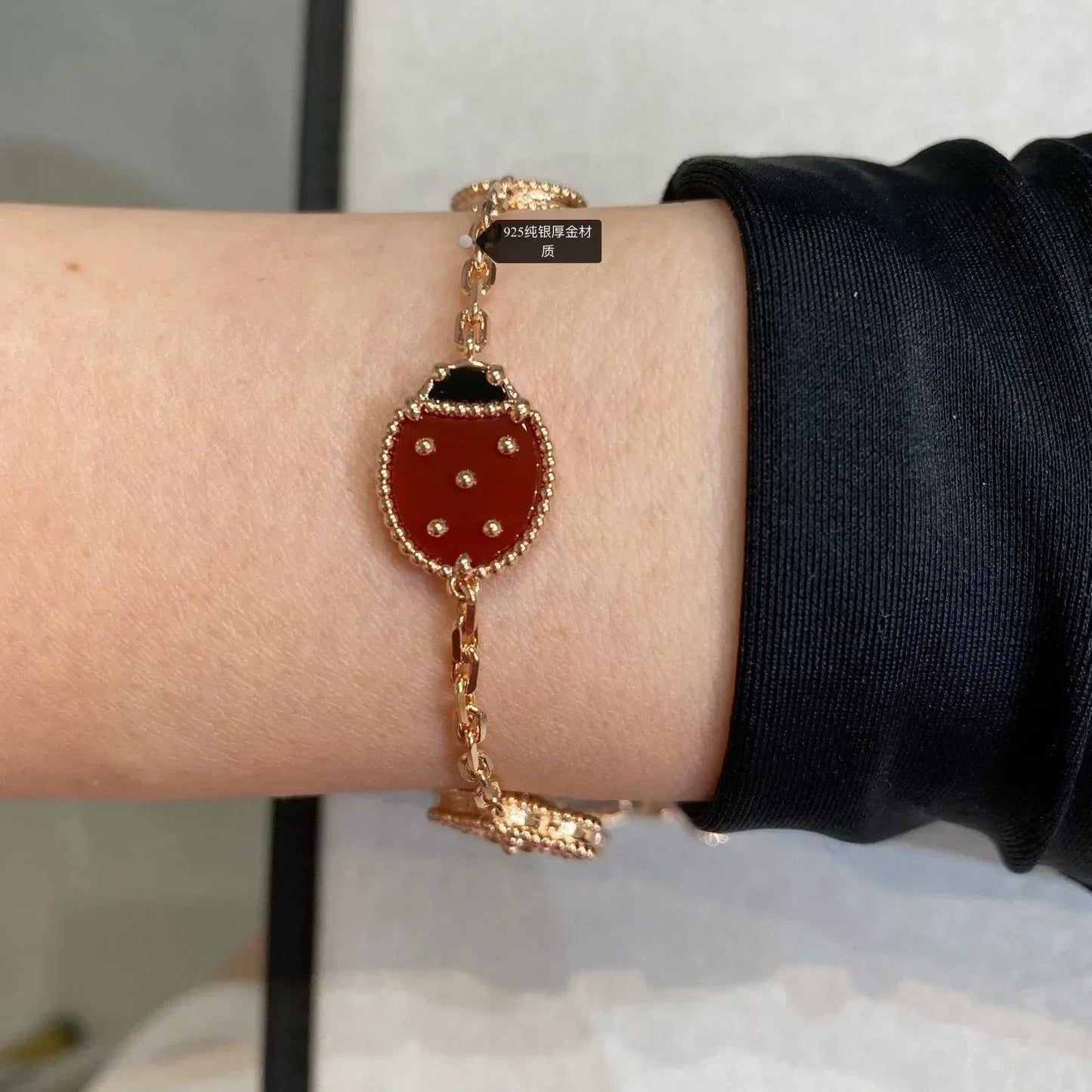 [BLUE TEARS]LUCKY SPRING 5 MOTIF BRACELET