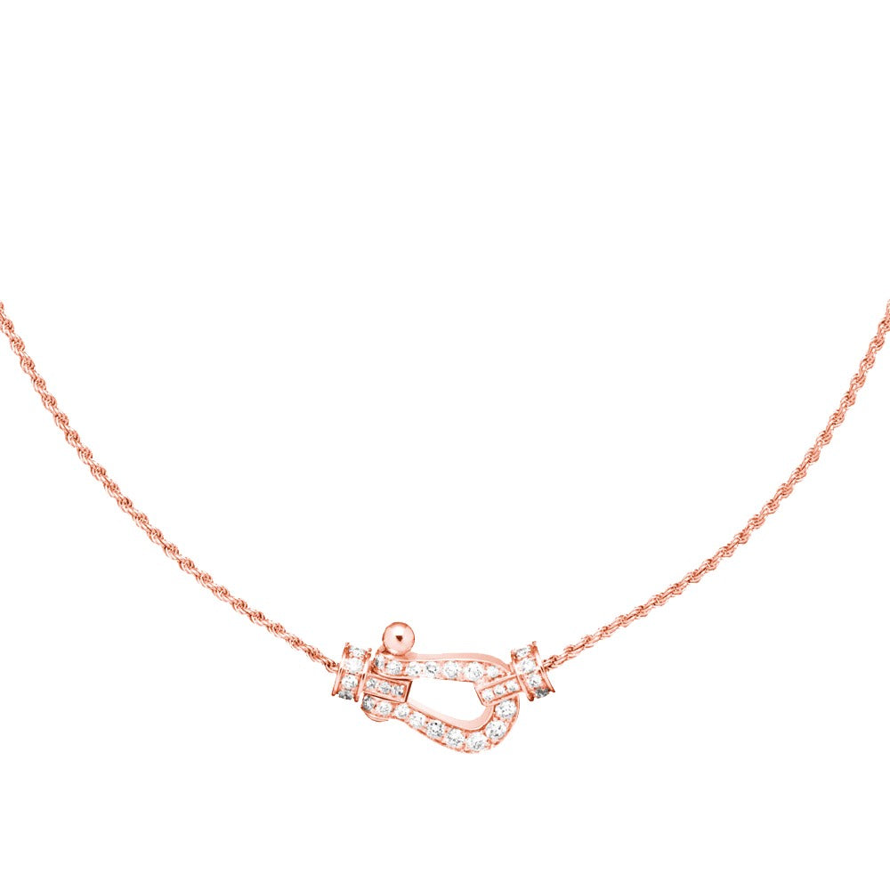 [BLUE TEARS]FORCE 10 PINK GOLD DIAMOND NECKLACE