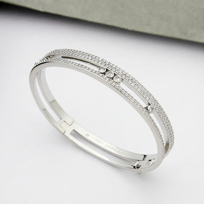 [Blue Tears Jewelry]Move Romane pav¨¦ bangle