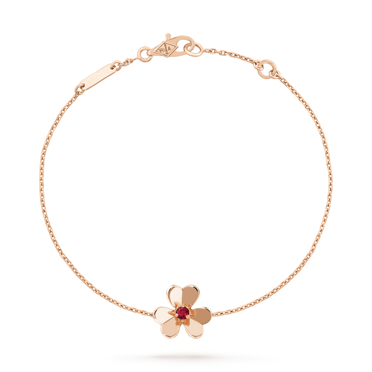 [BLUE TEARS]FRIVOLE GOLD FLOWER PINK MALACHITE BRACELET