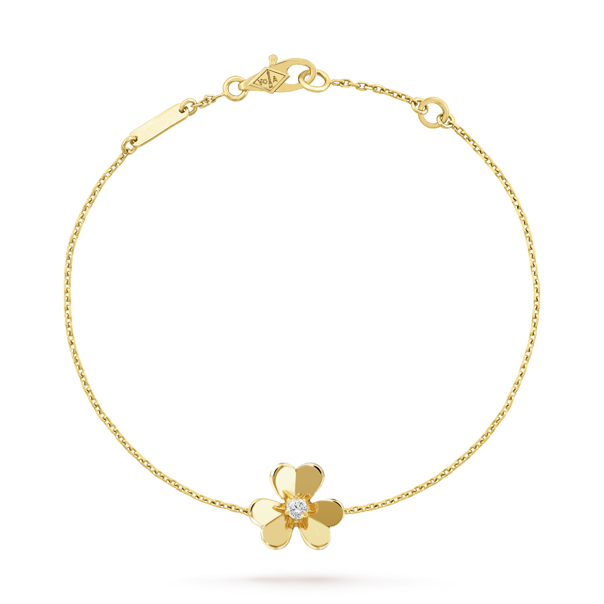 [BLUE TEARS]FRIVOLE GOLD FLOWER PINK MALACHITE BRACELET