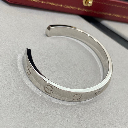 [BLUE TEARS]LOVE BRACELET 6.1MM 1 DIAMOND OPEN CUFF