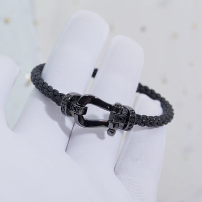 [BLUE TEARS]FORCE LARGE SERIES HORSESHOE BLACK SAMURAI BRACELET