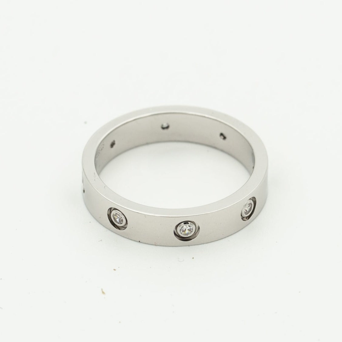 [ブルーティアーズ]ラブリング 3.6mm 8ダイヤモンド