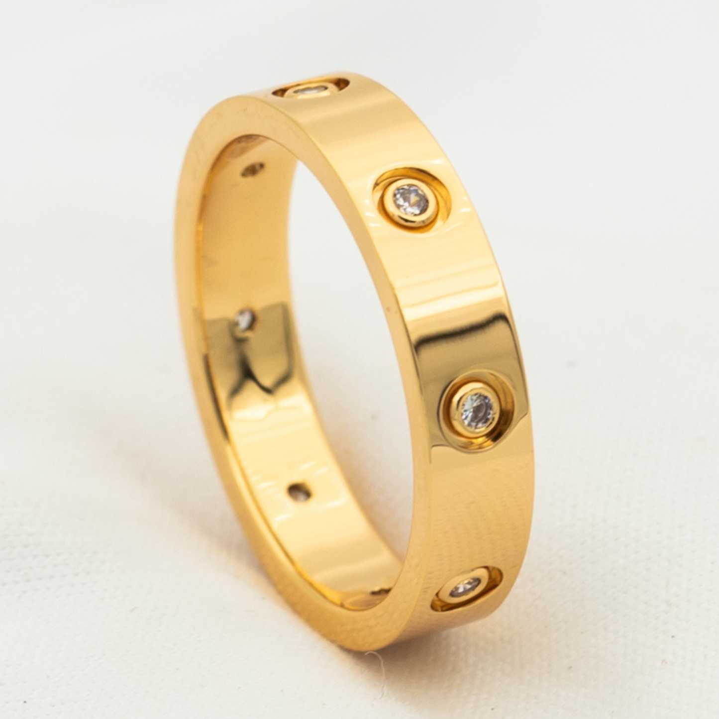 [ブルーティアーズ]ラブリング 3.6mm 8ダイヤモンド