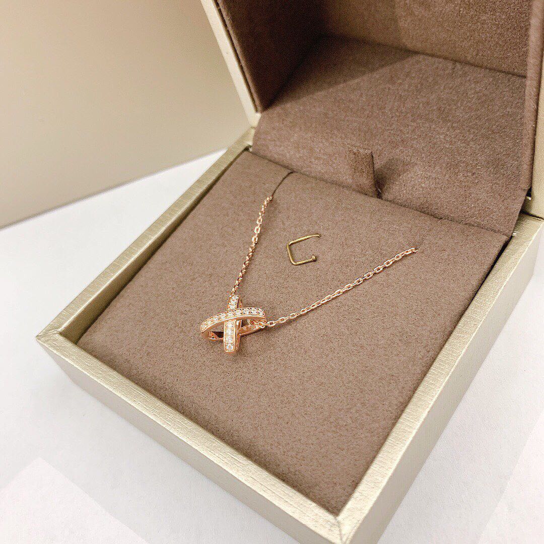 [BLUE TEARS]JEUX DE DIAMOND NECKLACE