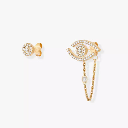 [Blue Tears Jewelry]Lucky Eye Diamond Earrings