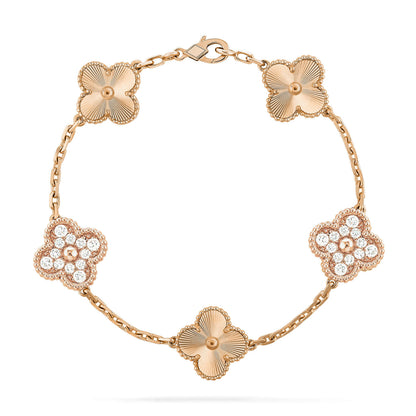 [BLUE TEARS] CLOVER 5 MOTIF LASER BRACELET COLLECTION
