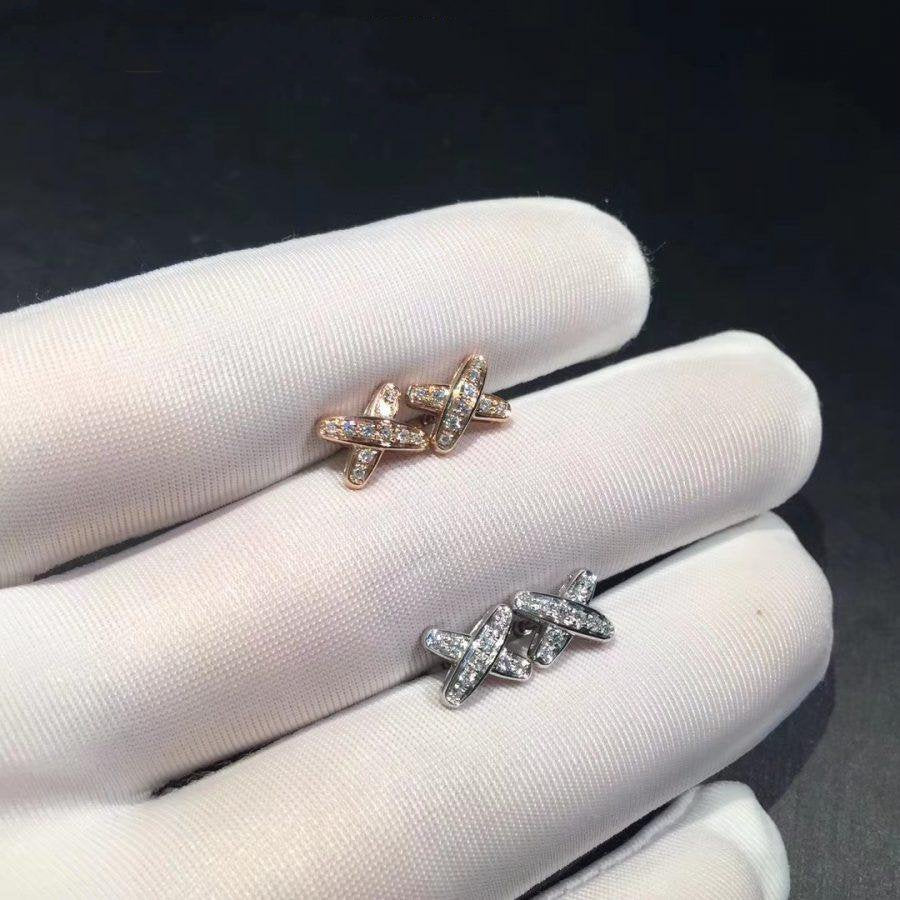 [BLUE TEARS]JEUX DE DIAMOND EARRINGS