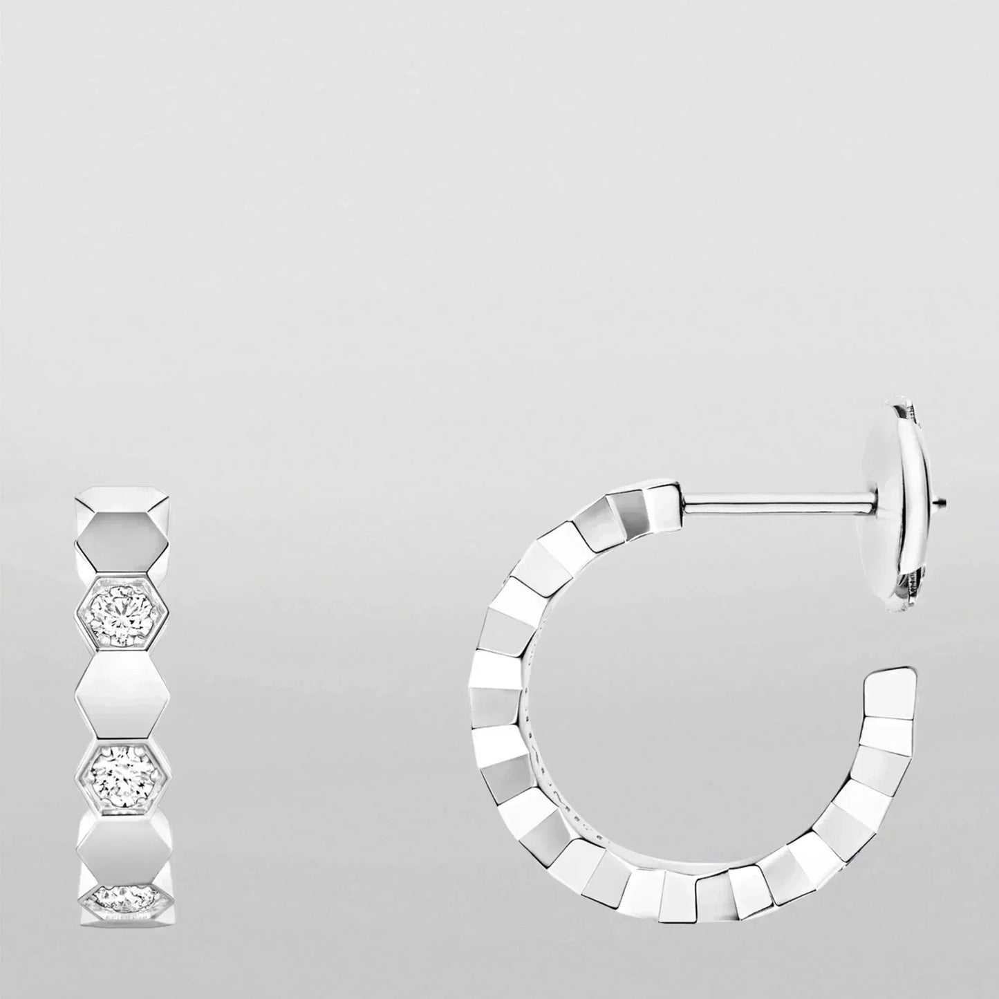 [BLUE TEARS]Hollow Design Four-Leaf Clover Flower Shape Earrings