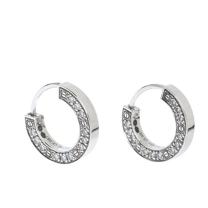[BLUE TEARS]LOVE DIAMOND EARRINGS