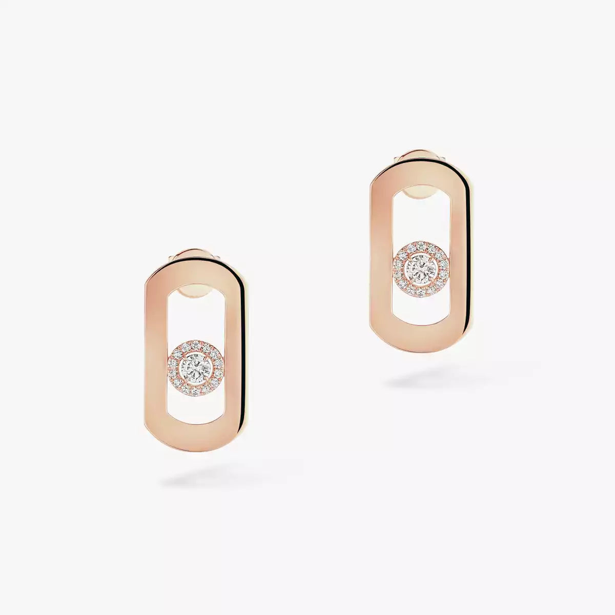 [Blue Tears Jewelry]So Move Diamond Earrings in Yellow Gold