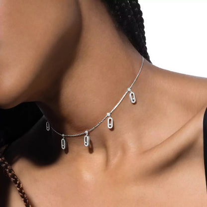 [Blue Tears Jewelry]Move Uno Necklace