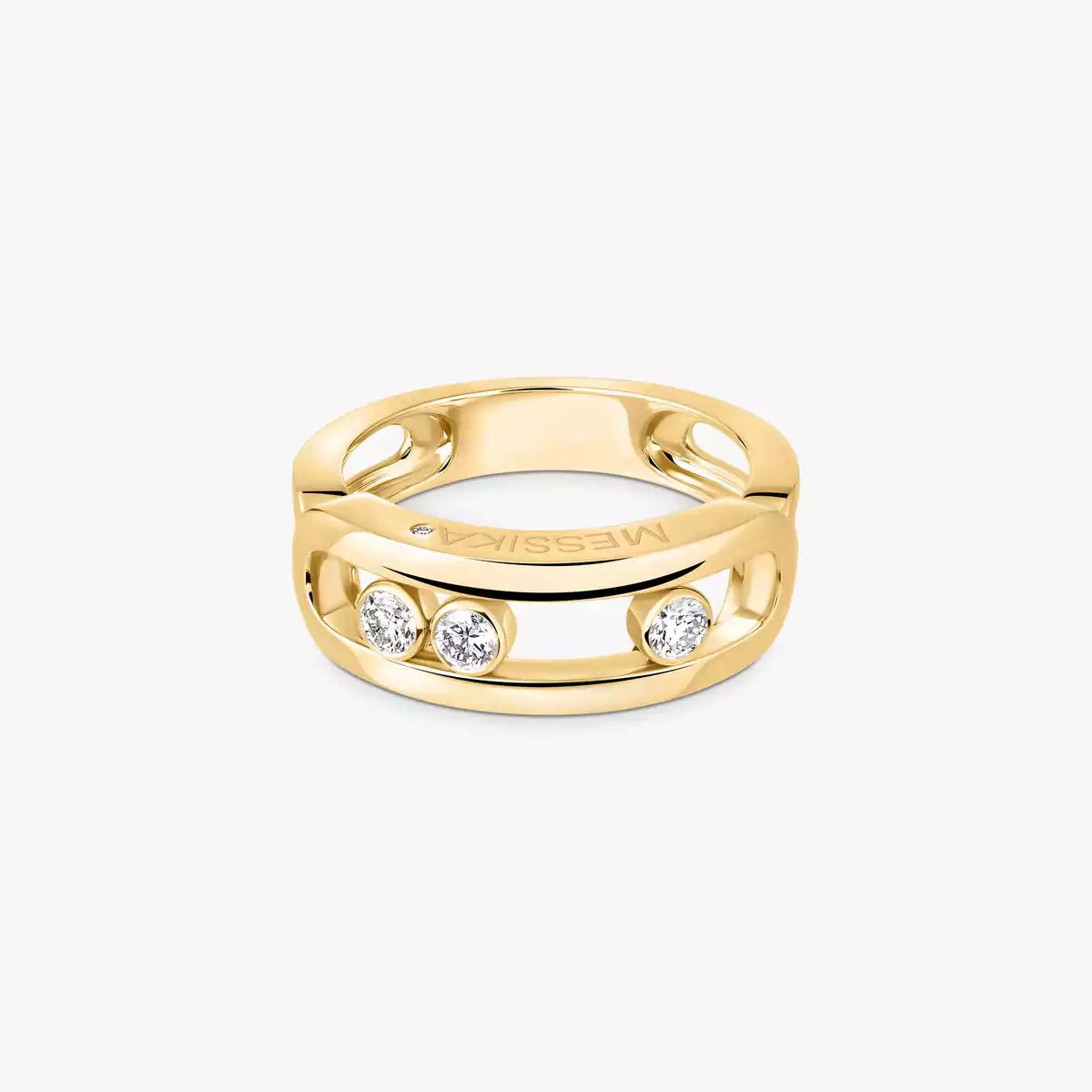 [Blue Tears Jewelry] MoveGold Diamond Ring