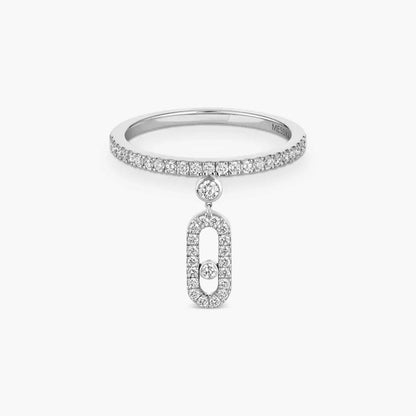 [Blue Tears Jewelry] Move Uno Diamond Ring