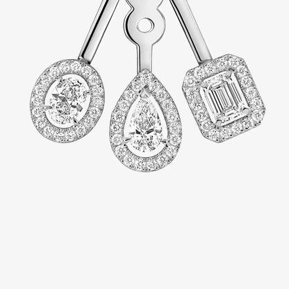[Blue Tears Jewelry] My Twin Trio  Diamond Earrings