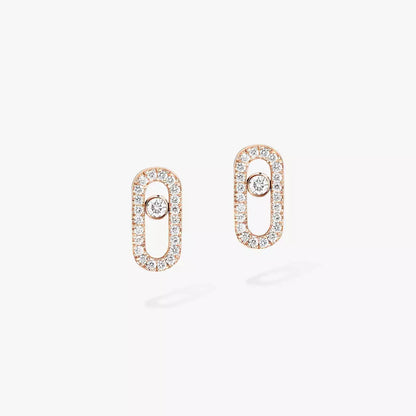 [Blue Tears Jewelry]Move Uno Diamond Earrings