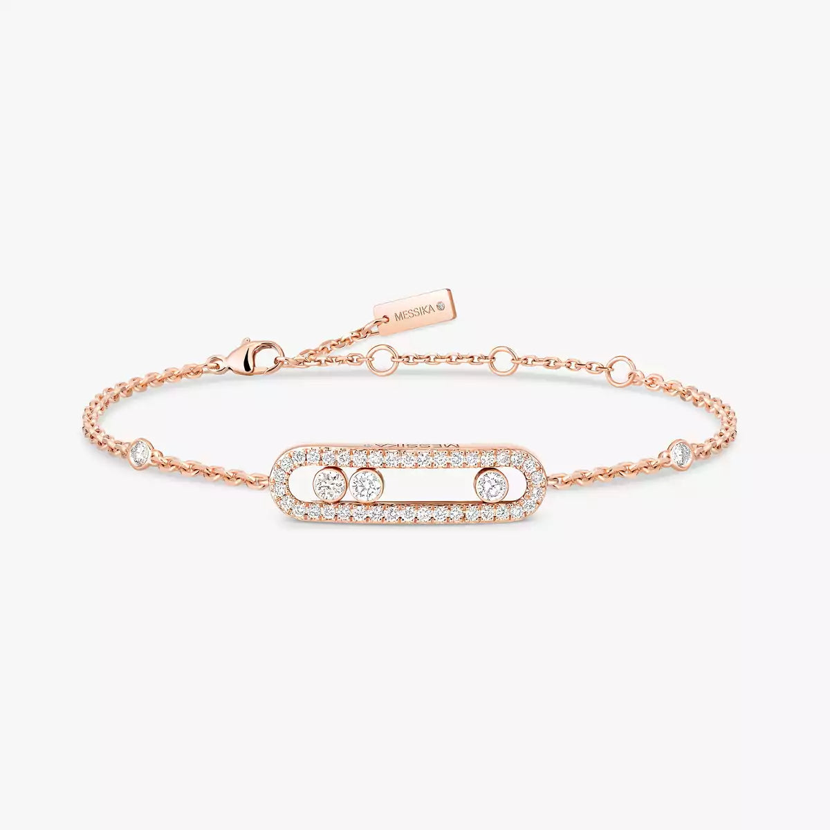 [Blue Tears Jewelry]Pav¨¦ Baby Move Diamond Bracelet