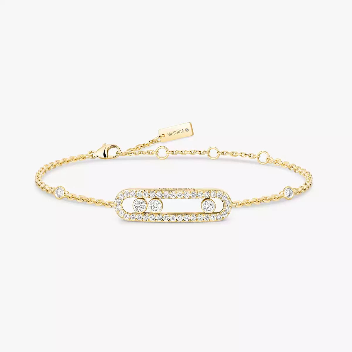 [Blue Tears Jewelry]Pav¨¦ Baby Move Diamond Bracelet