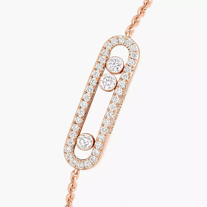 [Blue Tears Jewelry]Pav¨¦ Baby Move Diamond Bracelet