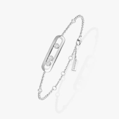 [Blue Tears Jewelry]Baby Move Diamond Bracelet