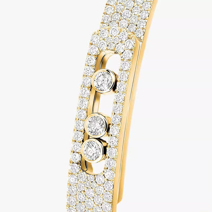 [Blue Tears Jewelry]Move Noa Full Pav¨¦ Diamond Bangle Bracelet
