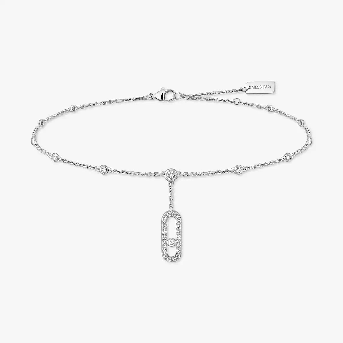 [Blue Tears Jewelry] Move Uno pav¨¦ ankle bracelet