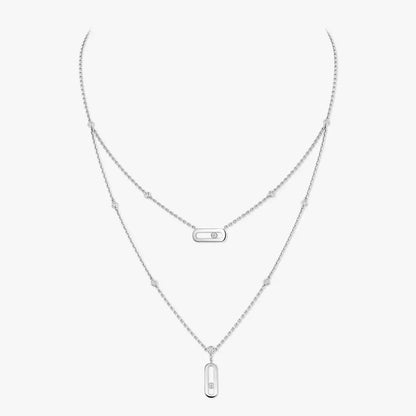 [Blue Tears Jewelry] Move Uno Diamond Necklace
