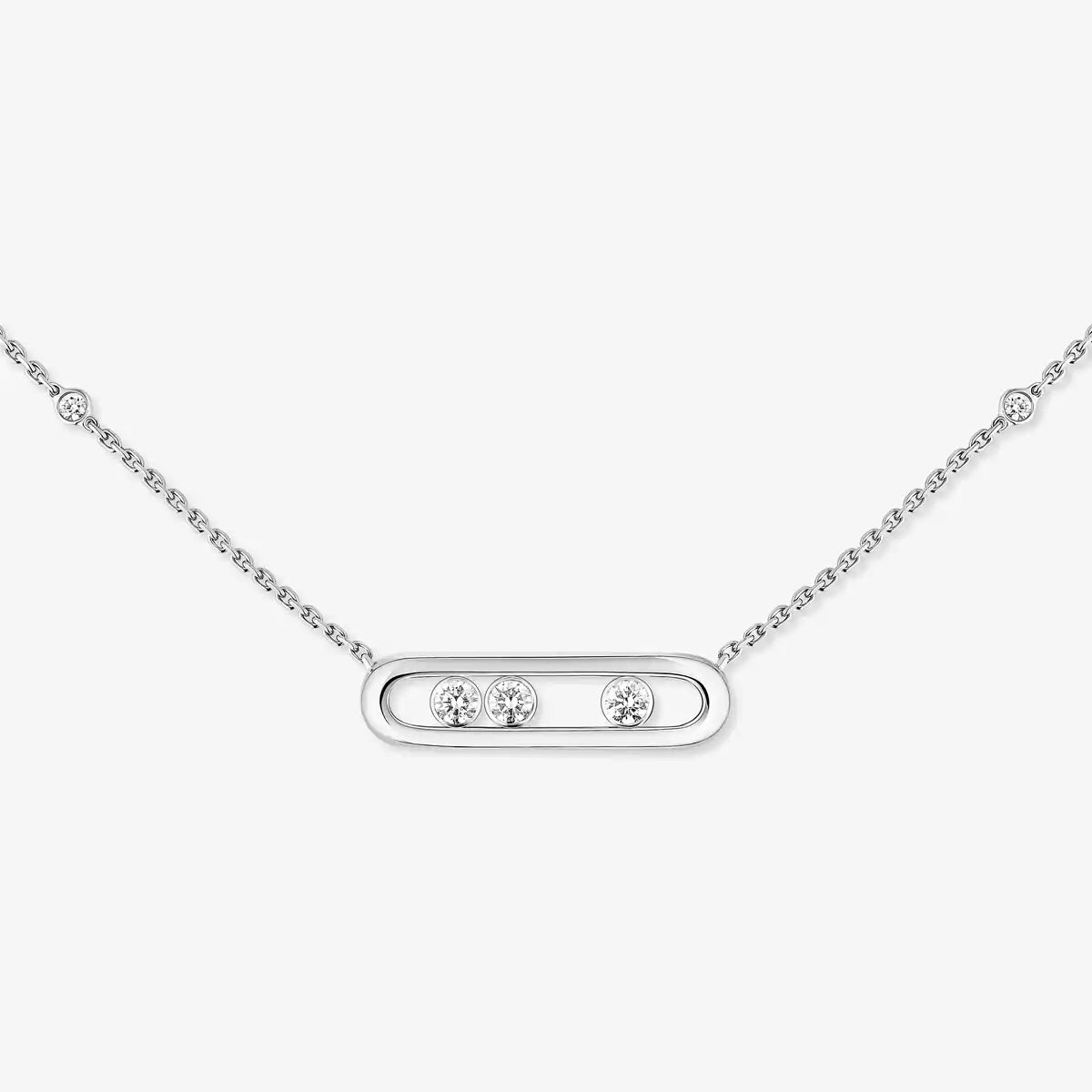 [Blue Tears Jewelry] Baby Move Gold Diamond Necklace