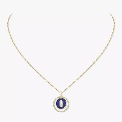[Blue Tears Jewelry]Lucky Move Diamond Necklace in Rose Gold and White Mother-of-Pearl