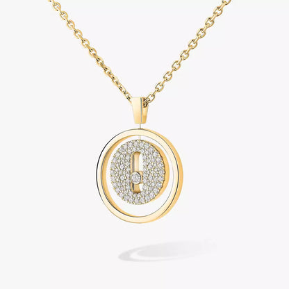 [Blue Tears Jewelry] Lucky Move Diamond Necklace