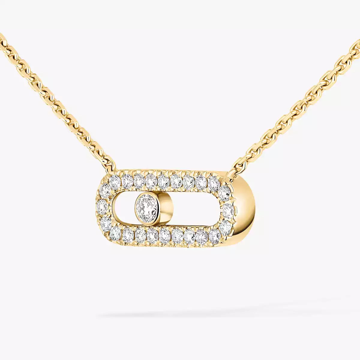 [Blue Tears Jewelry]Diamond Necklace Move Uno
