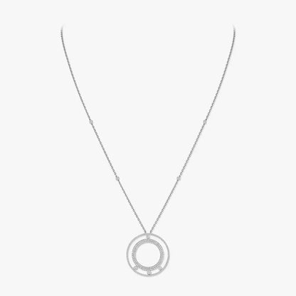 [Blue Tears Jewelry]Move Romane Long Pave_-Set Diamond Necklace