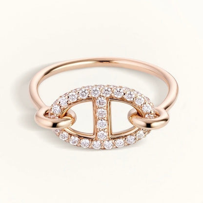 [BLUE TEARS]RONDE SMALL DIAMOND RING