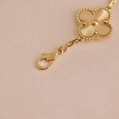 [BLUE TEARS]CLOVER 5 FLOWERS LASER BRACELET
