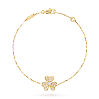 [BLUE TEARS]FRIVOLE GOLD FLOWER DIAMOND BRACELET