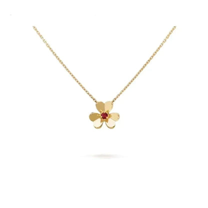 [BLUE TEARS]FRIVOLE GOLD FLOWER NECKLACE