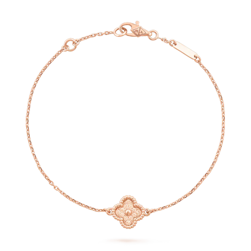 [BLUE TEARS]CLOVER SINGLE FLOWER BRACELET