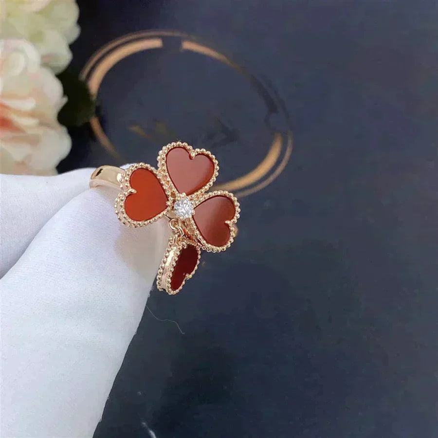 [BLUE TEARS]SWEET CLOVER CARNELIAN RING
