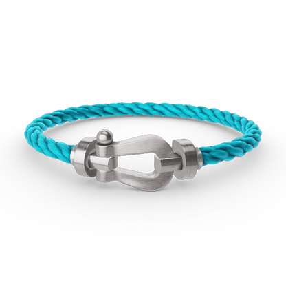 [BLUE TEARS]FORCE LARGE HORSESHOE NO DIAMOND BRACELET SILVER
