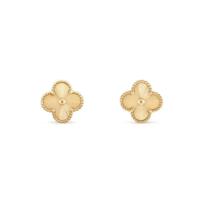 [BLUE TEARS]CLOVER MEDIUM 1 MOTIFS LASER EARRINGS